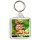 Keep Calm and Love Butterflies - Square Keyring