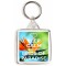 Keep Calm and Love Birds of Paradise - Square Keyring