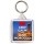 Keep Calm and Love Morocco - Square Keyring