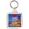 Keep Calm and Love Morocco - Square Keyring