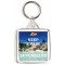 Keep Calm and Love the Seychelles - Square Keyring