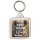 Keep Calm and Love Rhinos - Square Keyring