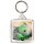 Keep Calm and Love Polar Bears - Square Keyring