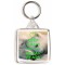 Keep Calm and Love Polar Bears - Square Keyring