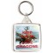 Keep Calm and Love Dragons - Square Keyring