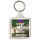 Keep Calm and Love Assisi - Square Keyring