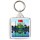 Keep Calm and Love Istanbul - Square Keyring