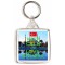 Keep Calm and Love Istanbul - Square Keyring