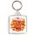 Keep Calm and Love Chip Butties - Square Keyring