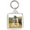 Keep Calm and Love Shire Horses - Square Keyring