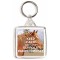 Keep Calm and Love Suffolk Punch Horses - Square Keyring