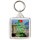 Keep Calm and Love Rio - Square Keyring