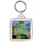 Keep Calm and Love Rio - Square Keyring