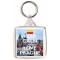 Keep Calm and Love Prague - Square Keyring