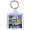 Keep Calm and Love Rhodes - Square Keyring