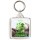 Keep Calm and Love Otters - Square Keyring