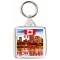 Keep Calm and Love Montreal - Square Keyring