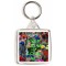 Keep Calm and Love Cacti - Square Keyring
