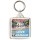 Keep Calm and Love Swanage - Square Keyring