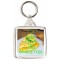 Keep Calm and Love Omelettes - Square Keyring