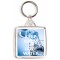 Keep Calm and Love Water - Square Keyring