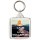 Keep Calm and Love Volcanoes - Square Keyring