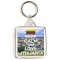 Keep Calm and Love Lithuania - Square Keyring