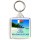 Keep Calm and Love Madagascar - Square Keyring