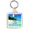 Keep Calm and Love Madagascar - Square Keyring