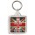 Keep Calm and Love Retro - Square Keyring
