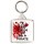 Keep Calm and be a Pirate - Square Keyring