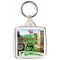 Keep Calm and Love Bath - Square Keyring