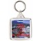 Keep Calm and Love El Salvador - Square Keyring
