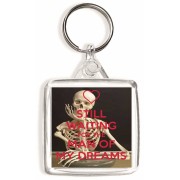 Still Waiting for the Man of my Dreams - Square Keyring