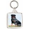 Keep Calm and Love Rottweilers - Square Keyring