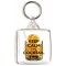 Keep Calm It's Cocktail Time - Square Keyring