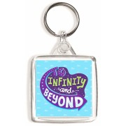 To Infinity and Beyond - Square Keyring