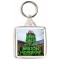 Keep Calm and Love Melton Mowbray - Square Keyring