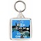 Keep Calm and Love Orcas - Square Keyring