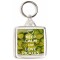 Keep Calm and Love Pickles - Square Keyring