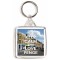 Keep Calm and Love Penge - Square Keyring