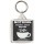 Nothing Makes Sense Before Coffee - Square Keyring