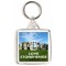 Keep Calm and Love Stonehenge - Square Keyring