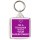I'm a Teacher What's Your Superpower? - Square Keyring