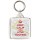 Keep Calm and Love Tooting - Square Keyring