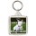 Keep Calm and Love an English Bull Terrier - Square Keyring