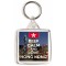 Keep Calm and Love Hong Kong - Square Keyring