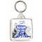 Keep Calm and Love Jiu-Jitsu - Square Keyring