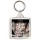 Keep Calm and Love Bats - Square Keyring