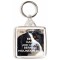 Keep Calm and Love a Bernese Mountain Dog - Square Keyring